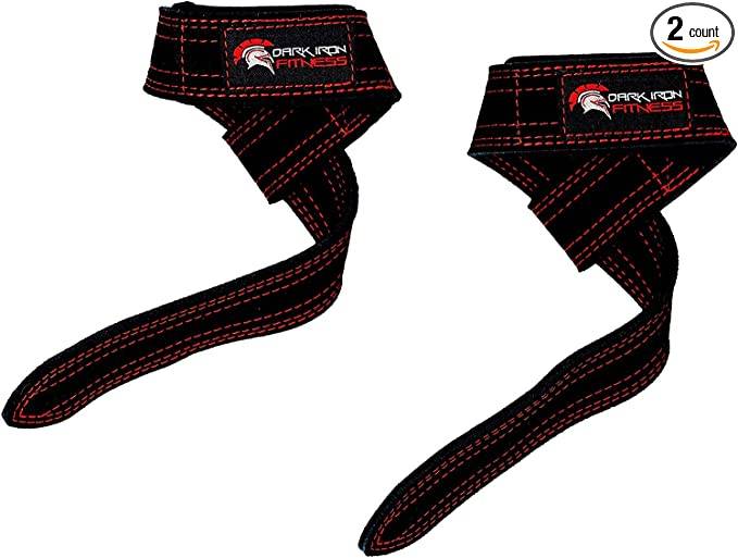 Dark Iron Leather Lifting Wrist Straps