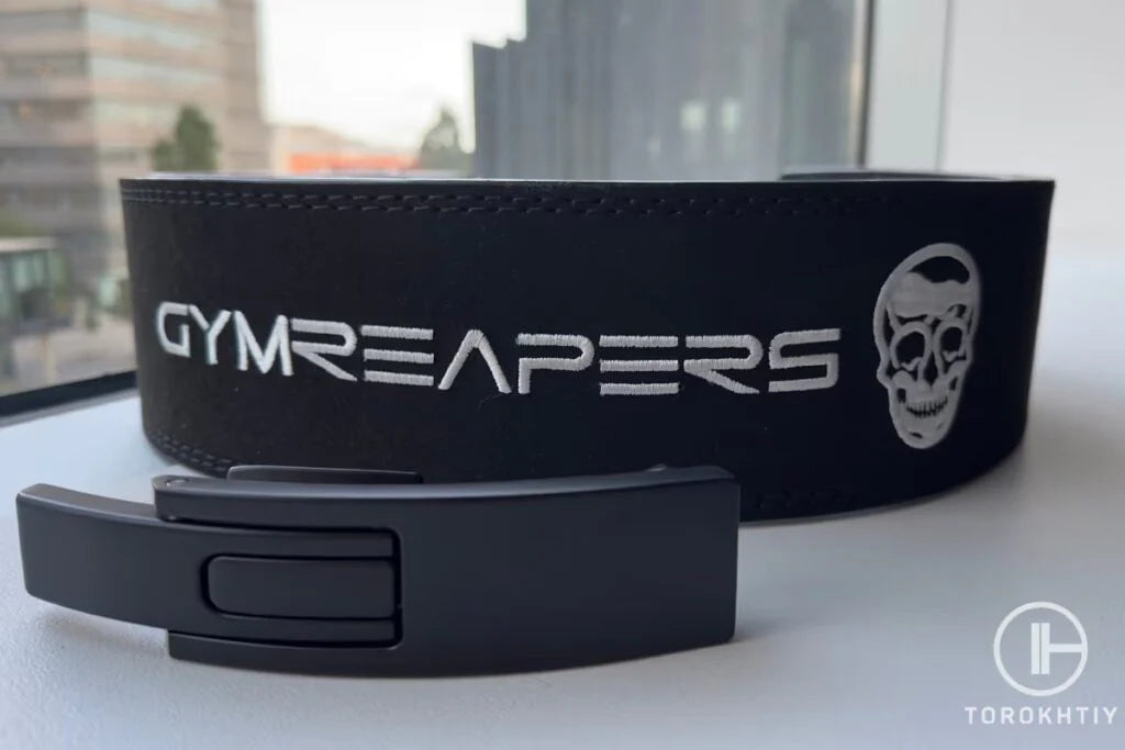 Gymreapers 10MM Lever Belt in use