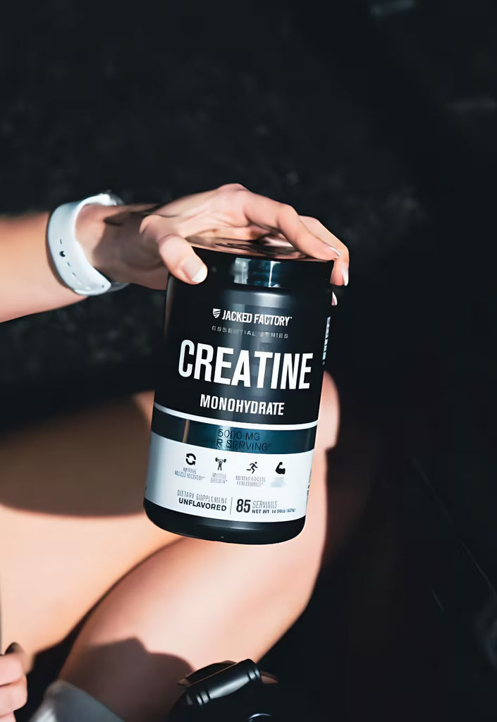 Jacked Factory Creatine in use