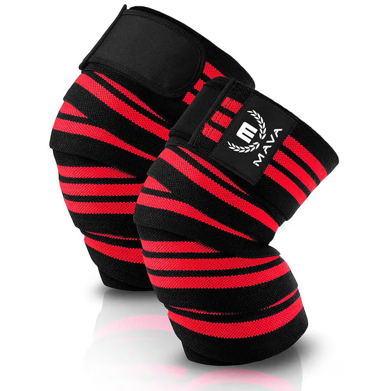 Mava Sports Kniebandage für Kraftsport und Bodybuilding
