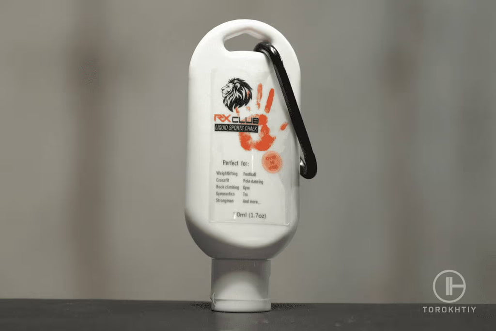 RxCLUB Liquid Sports Chalk in use