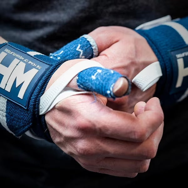Weightlifting House Tape in use