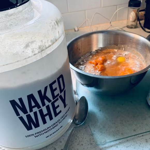 Naked Nutrition Naked Whey in use