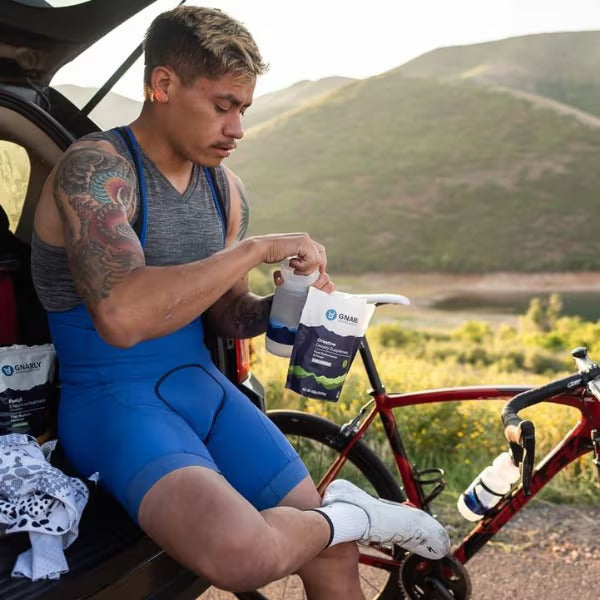 Gnarly Nutrition Creatine in use