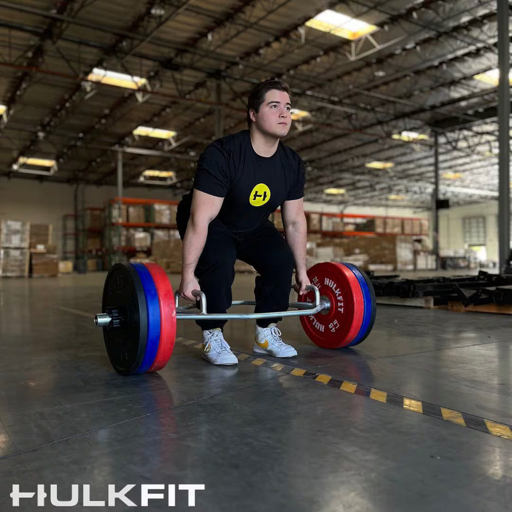 HulkFit Trap Bar in use