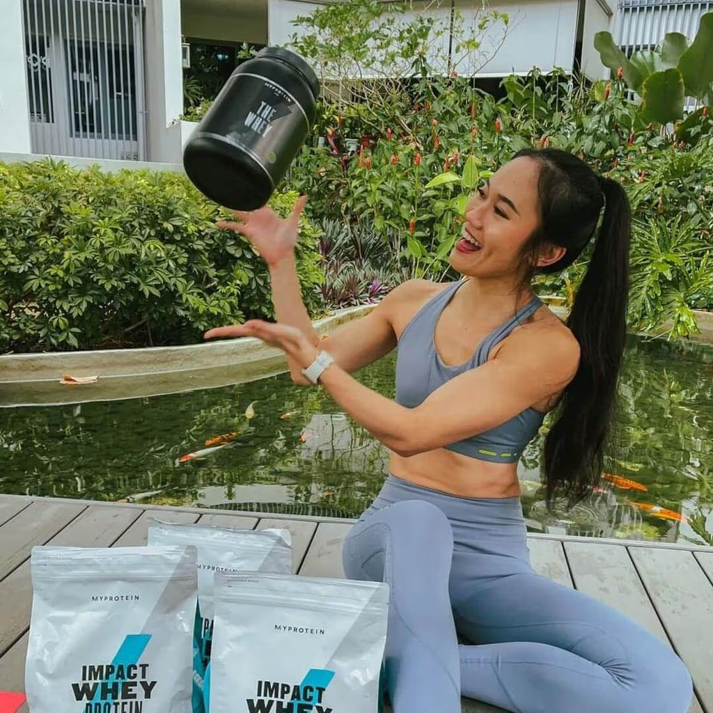 Myprotein Whey in use