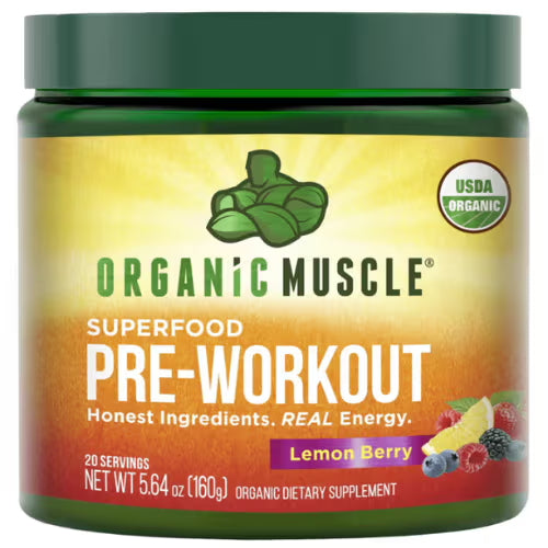 Organic Muscle Natural Pre Workout