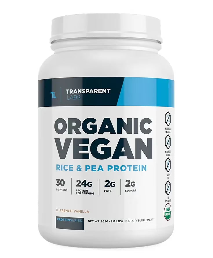Transparent Rice & Pea Organic Vegan Protein