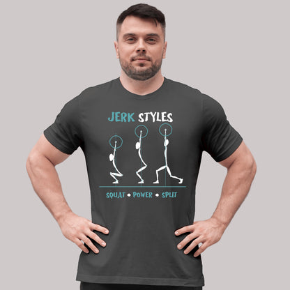 WEIGHTLIFTING T-SHIRT "JERK STYLES"