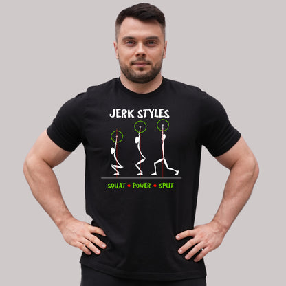 WEIGHTLIFTING T-SHIRT "JERK STYLES"