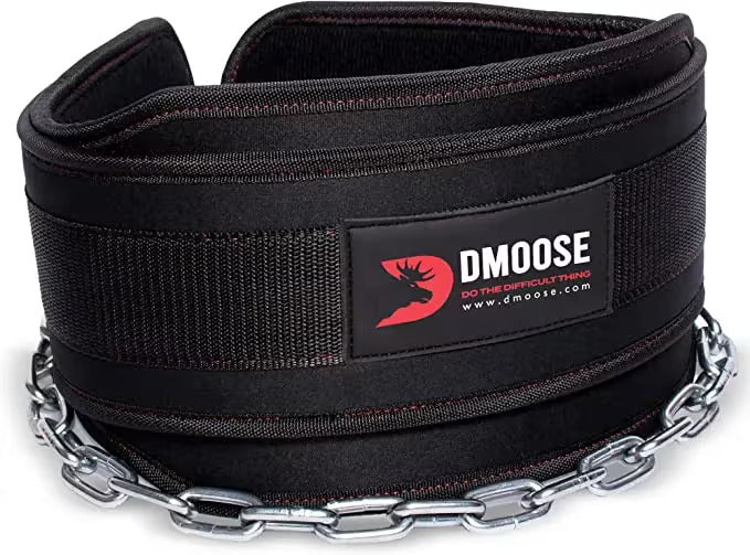 DMoose Dip Belt for Weightlifting Close View