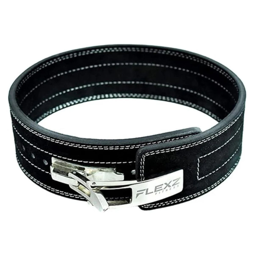 FlexzFitness Weight Lifting Leather Belt