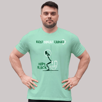 WEIGHTLIFTING T-SHIRT "BEST SQUAT TARGET"