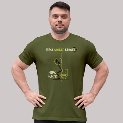 WEIGHTLIFTING T-SHIRT "BEST SQUAT TARGET"