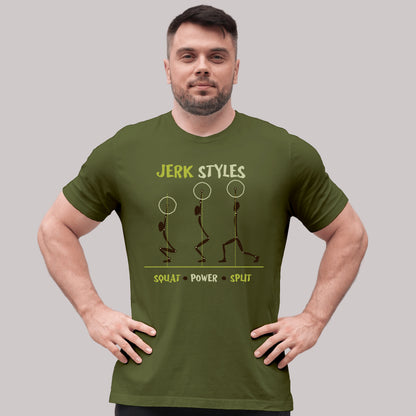 WEIGHTLIFTING T-SHIRT "JERK STYLES"