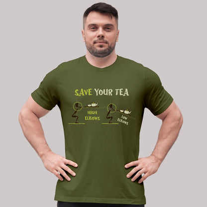 WEIGHTLIFTING T-SHIRT "SAVE YOUR TEA"