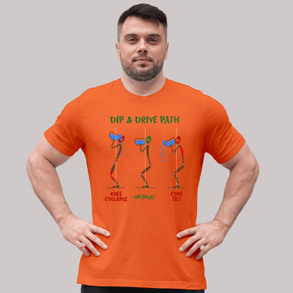 WEIGHTLIFTING T-SHIRT "DIP & DRIVE PATH"