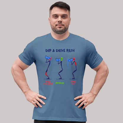 WEIGHTLIFTING T-SHIRT "DIP & DRIVE PATH"