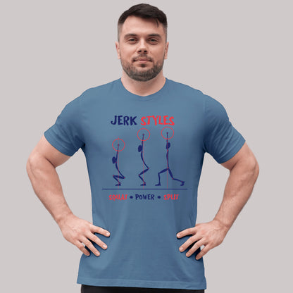 WEIGHTLIFTING T-SHIRT "JERK STYLES"