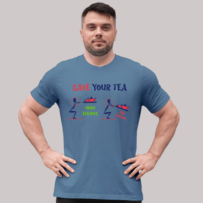 WEIGHTLIFTING T-SHIRT "SAVE YOUR TEA"