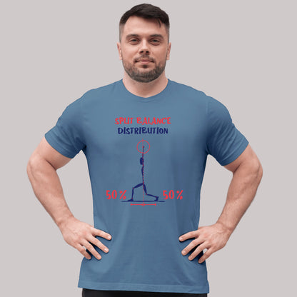 WEIGHTLIFTING T-SHIRT "SPLIT BALANCE DISTRIBUTION"