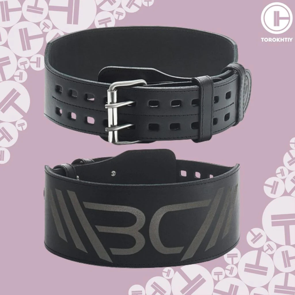 Ceinture de musculation en cuir WBCM