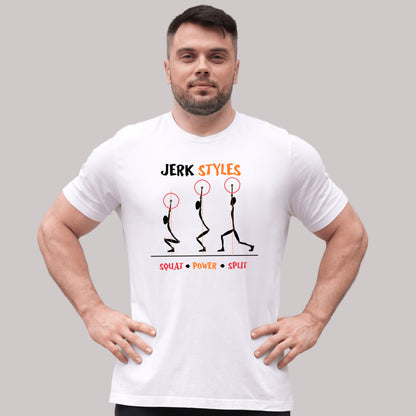 WEIGHTLIFTING T-SHIRT "JERK STYLES"