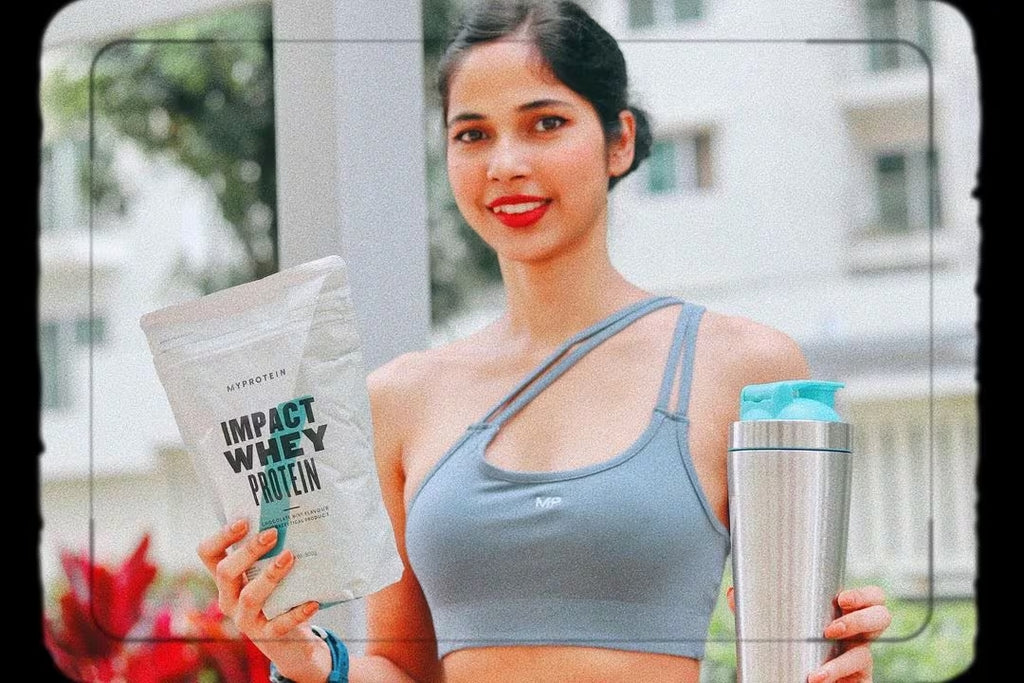 Myprotein Impact Whey Protein in use
