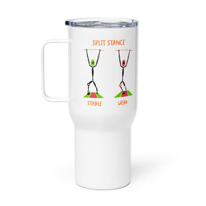 "Split Stance" Travel Mug