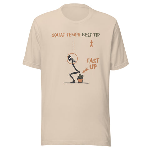 "Squat Tempo Tip" T-shirt / 2024 Torokhtiy Apparel Collection