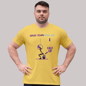 WEIGHTLIFTING T-SHIRT "SQUAT TEMPO TIP"